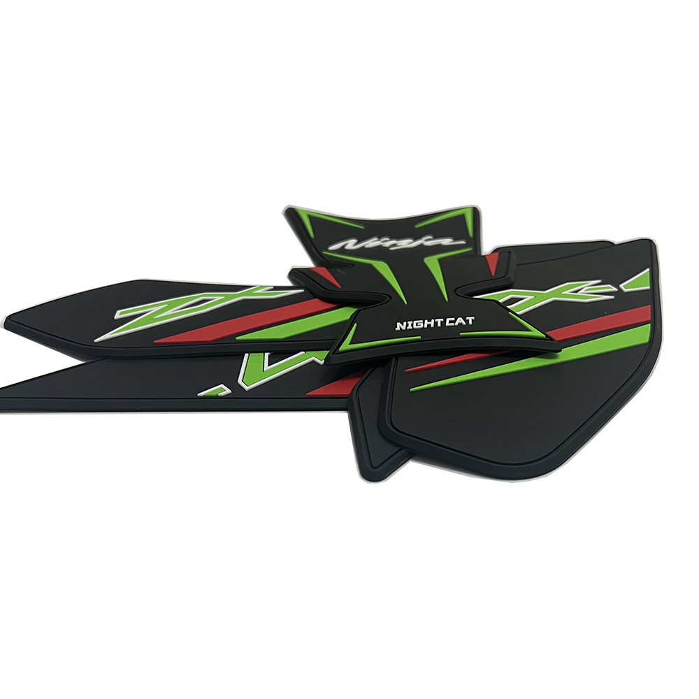 Tankcavas Motorcycle Tank Pad Protector Kit Sticker Anti Slip Fuel Tank Pad 3D Side Gas Knee Grip Traction Pads For Kawasaki Ninja ZX6R ZX-6R 2024-Tankcanvas