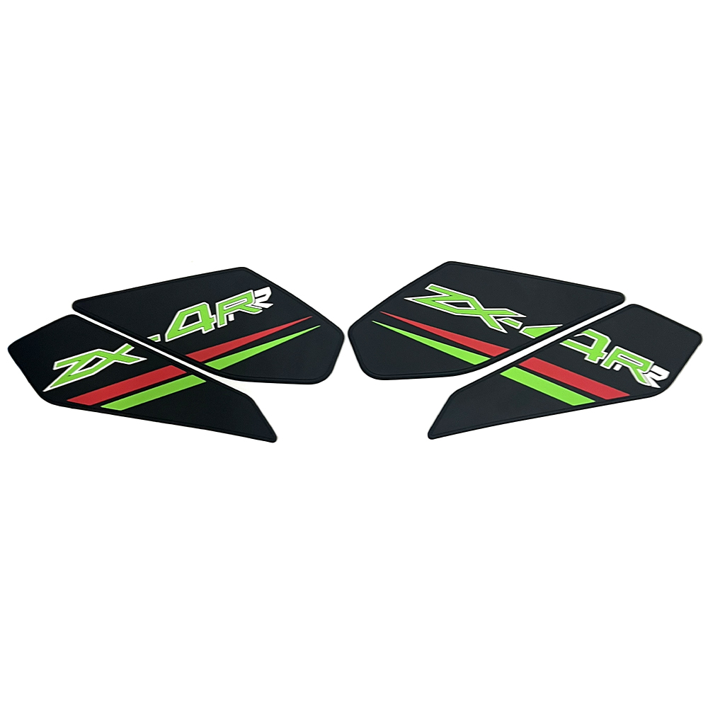 Tankcavas Motorcycle Tank Pad Protector Kit Sticker Anti Slip Fuel Tank Pad 3D Side Gas Knee Grip Traction Pads For Kawasaki Ninja ZX6R ZX-6R 2024-Tankcanvas