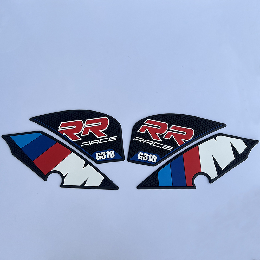 Motorcycle Tank Pad Protector Kit Anti-Slip Side Knee Grip Traction Fuel Tank Stickers Fit For BMW G310 RR Decorative Sticker-Tankcanvas
