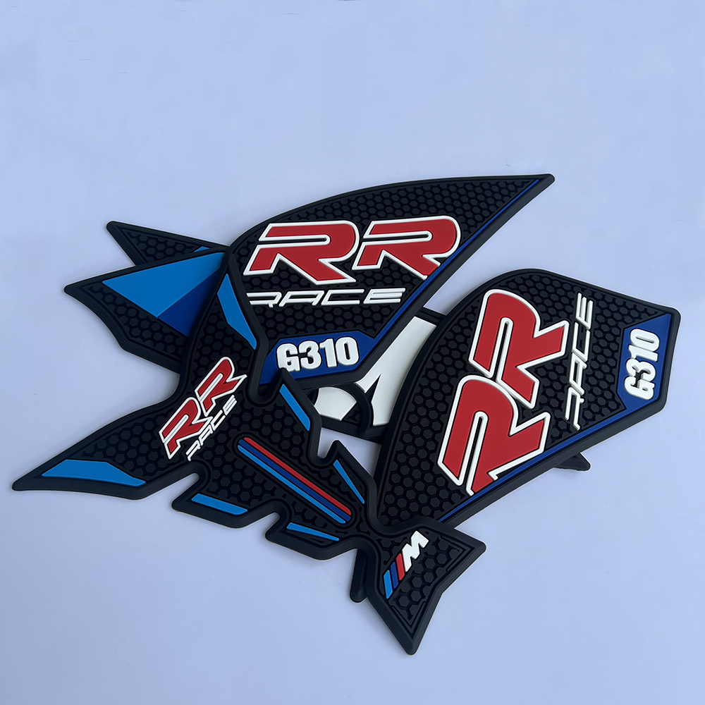 Motorcycle Tank Pad Protector Kit Anti-Slip Side Knee Grip Traction Fuel Tank Stickers Fit For BMW G310 RR Decorative Sticker-Tankcanvas