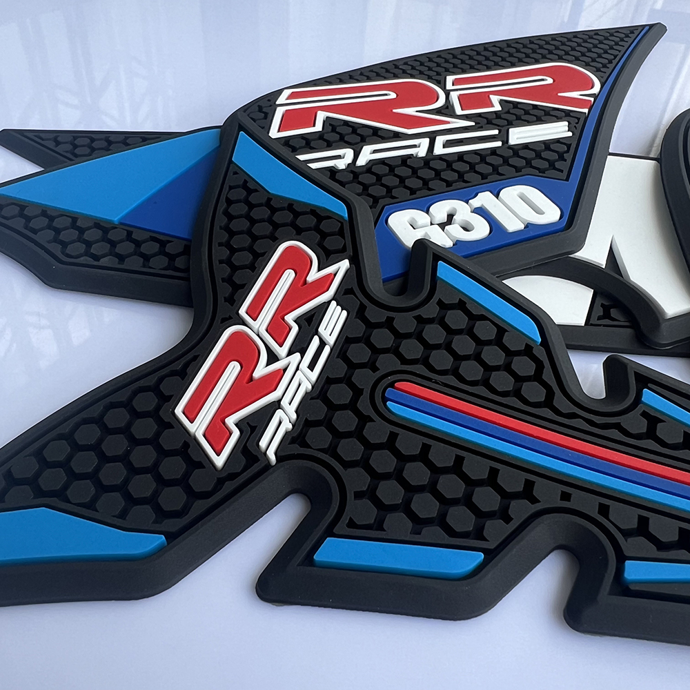 Motorcycle Tank Pad Protector Kit Anti-Slip Side Knee Grip Traction Fuel Tank Stickers Fit For BMW G310 RR Decorative Sticker-Tankcanvas