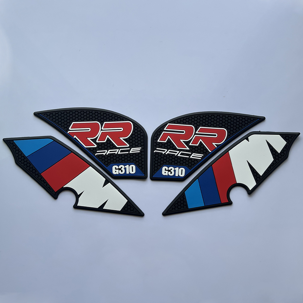Motorcycle Tank Pad Protector Kit Anti-Slip Side Knee Grip Traction Fuel Tank Stickers Fit For BMW G310 RR Decorative Sticker-Tankcanvas