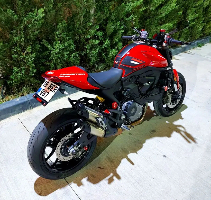 Tankcanvas Motorcycle Tank pad Protector kit For DUCATI MONSTER 937 SP 2021-2023 Tank Grips-Tankcanvas
