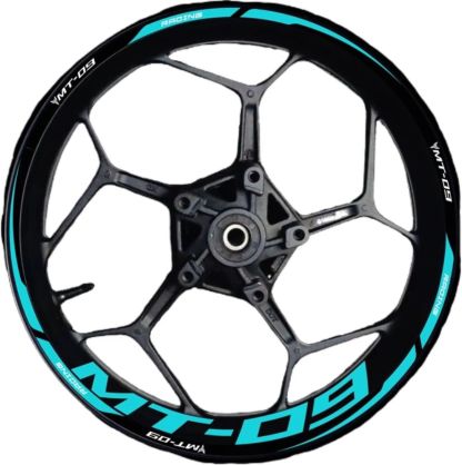 Tankcanvas   For Yamaha motorcycle motorcycle MT-09 wheel rims rims waterproof reflective stickers decals-Tankcanvas
