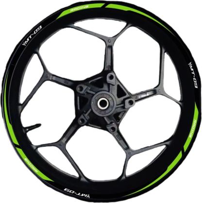 Tankcanvas   For Yamaha motorcycle motorcycle MT-09 wheel rims rims waterproof reflective stickers decals-Tankcanvas