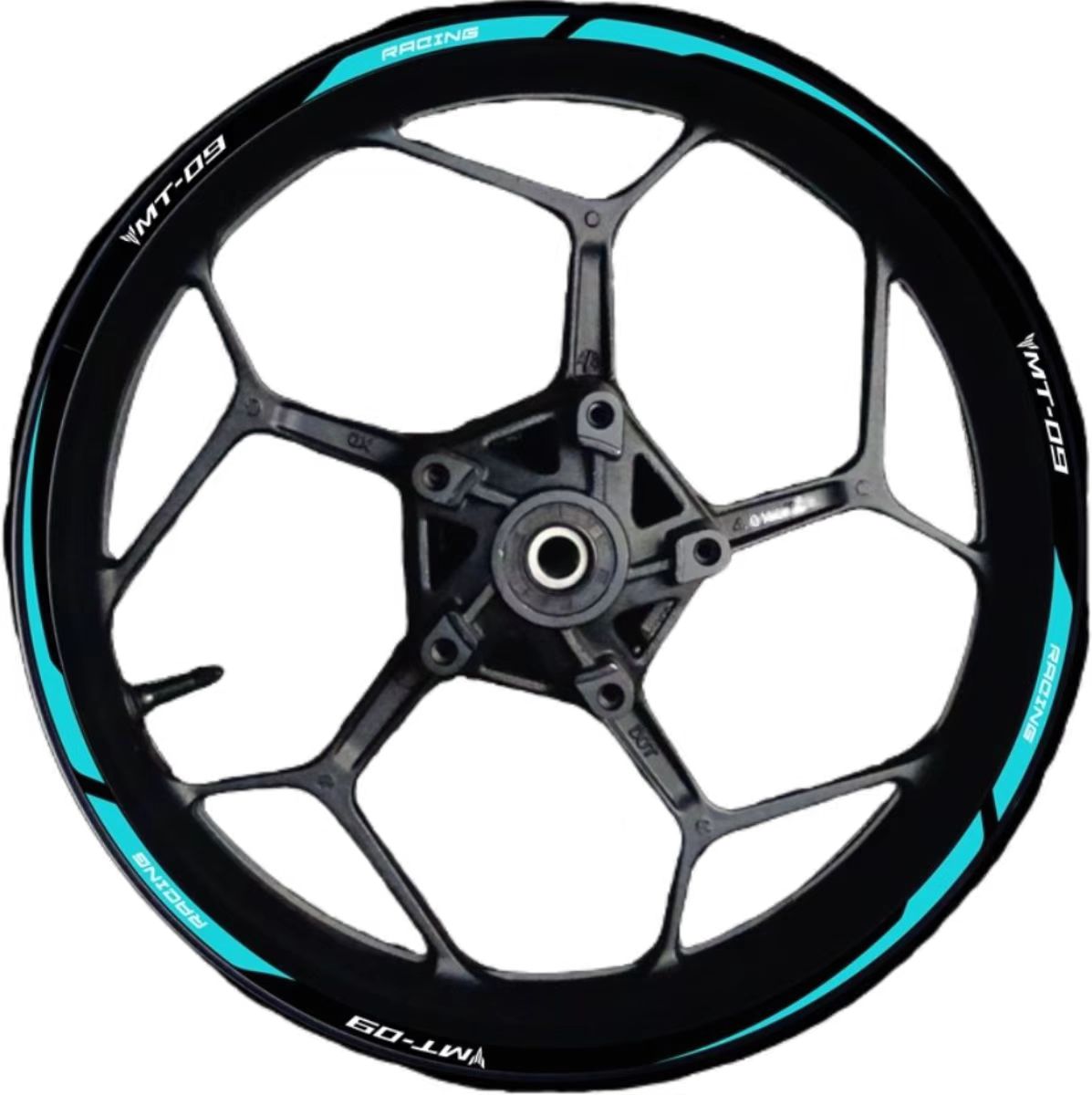 Tankcanvas   For Yamaha motorcycle motorcycle MT-09 wheel rims rims waterproof reflective stickers decals-Tankcanvas