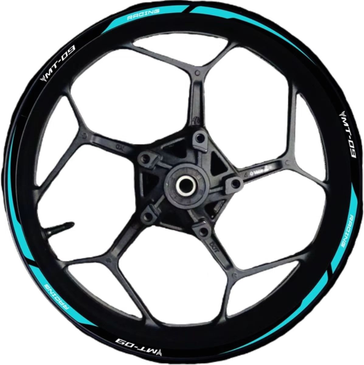 Tankcanvas For Yamaha motorcycle motorcycle MT-09 wheel rims rims waterproof reflective stickers decals-Tankcanvas