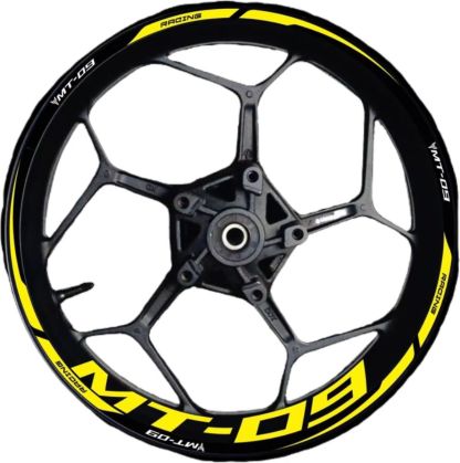 Tankcanvas   For Yamaha motorcycle motorcycle MT-09 wheel rims rims waterproof reflective stickers decals-Tankcanvas