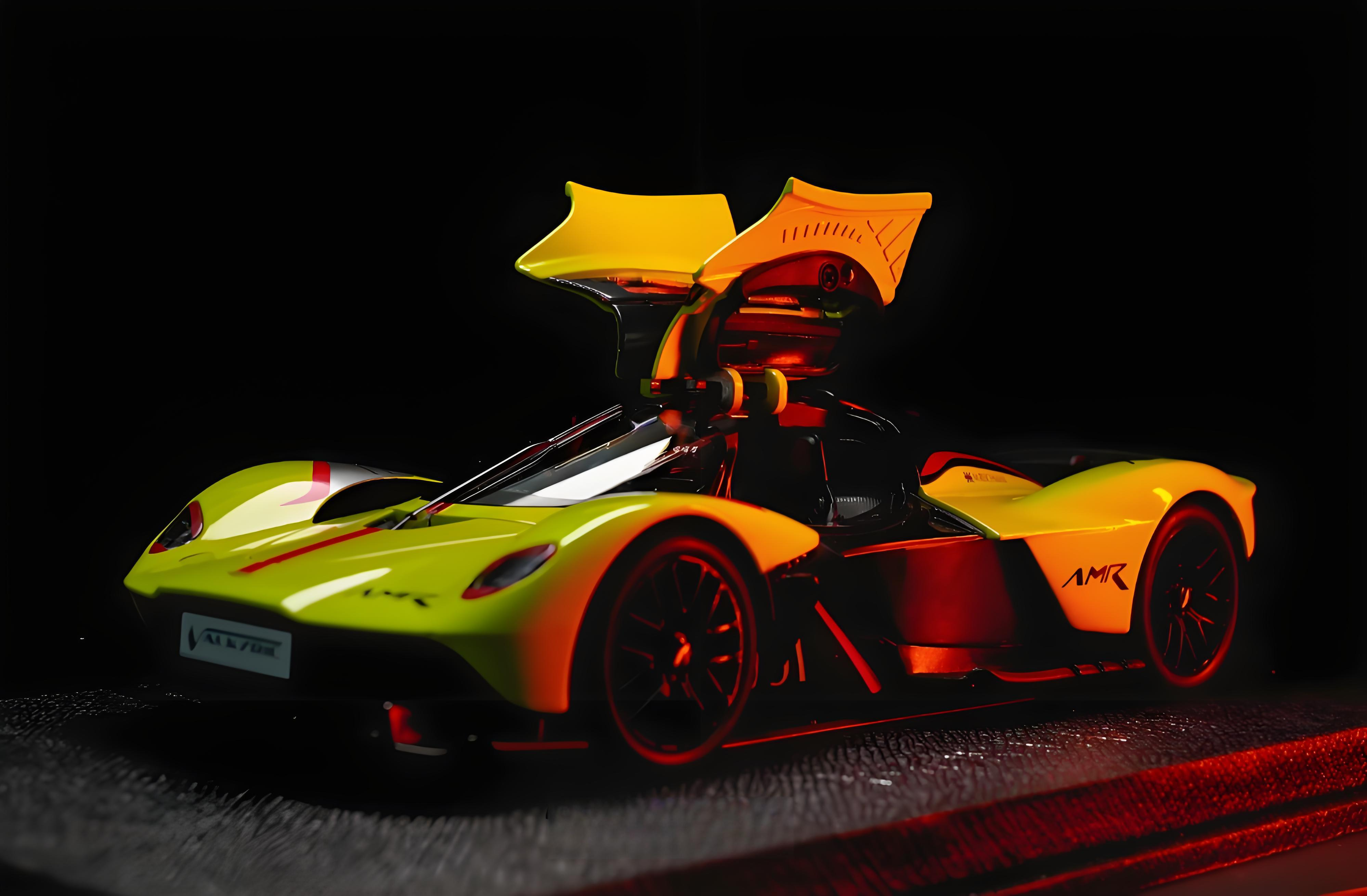 TANKCANVAS-Diecast Model Car For 1:32 Aston Martin Valkyrie Supercar Simulation Alloy Static Model
