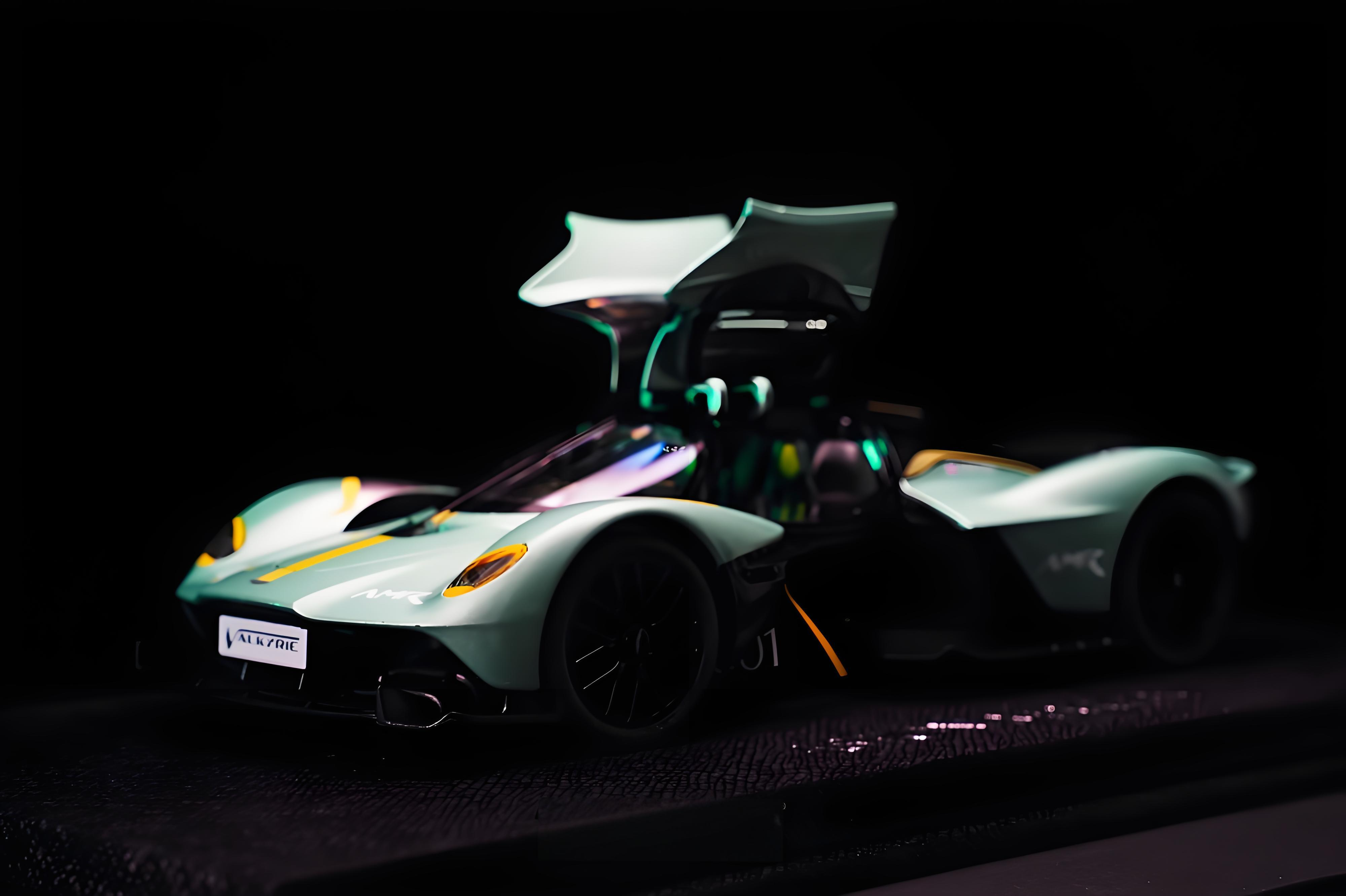 TANKCANVAS-Diecast Model Car For 1:32 Aston Martin Valkyrie Supercar Simulation Alloy Static Model