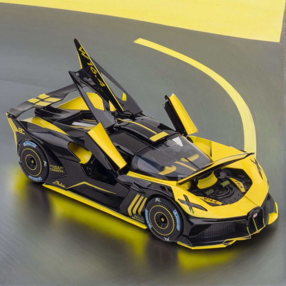 TANKCANVAS-Die-casting model car 1:24 Bugatti divo simulation alloy static model