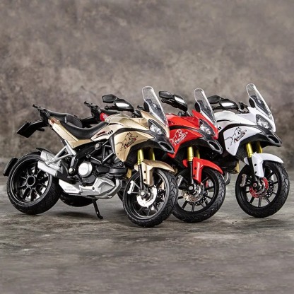 Tankcanvas 1:12 For Ducati MTS Enduro Die Cast Motorcycle Model Toy Vehicle Collection Autobike Shork-Absorber Off Road Autocycle Toys Car-Tankcanvas