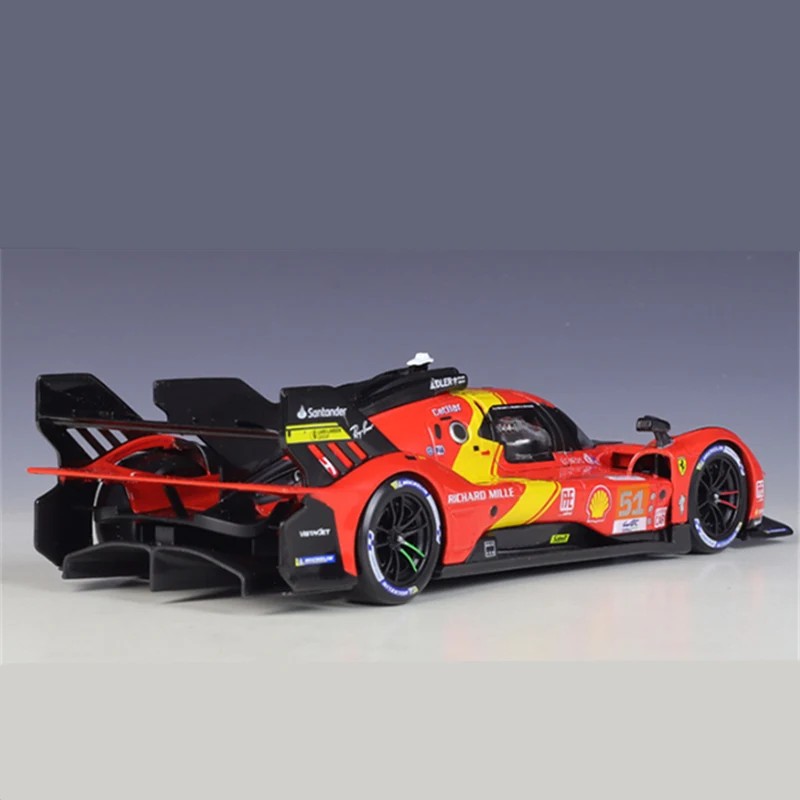 TANKCANVAS-1:18 Ferrari 499P 83# Car Model 2024 Le Mans 24h Racing Alloy Luxury Vehicle Diecast Toy