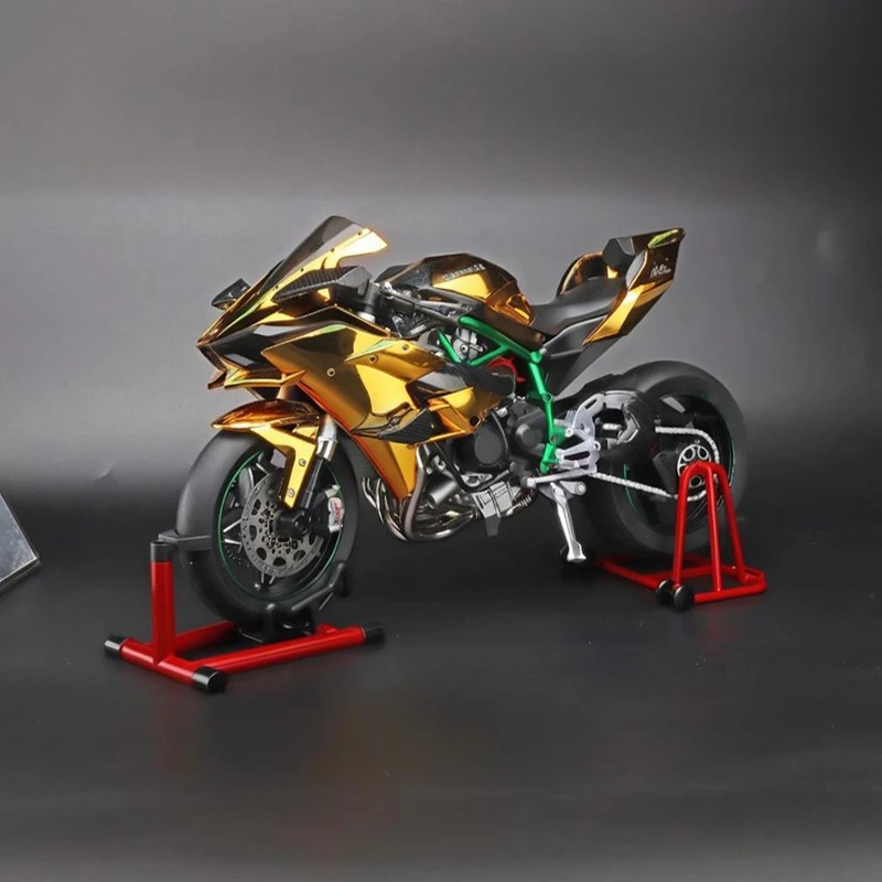 TANKCANVAS-1:6 FOR KAWASAKI H2R Bootable Sprayable Dynamic Alloy Metal Diecast Sound And Light Motorcycle Model