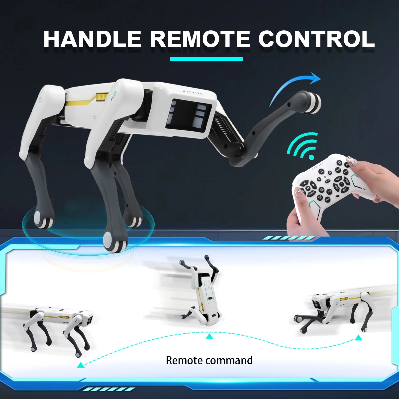 Intelligent remote control robot dog toys