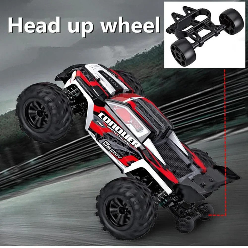 1:16 Scale Large RC Car 50km/h High Speed 4WD Remote Control Car 2.4G Off Road Monster Truck RC Toy