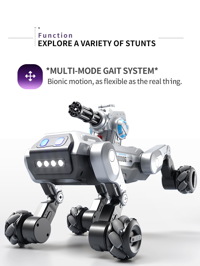 Smart Eight-Drive Interactive Remote Control Robot Dog Toy