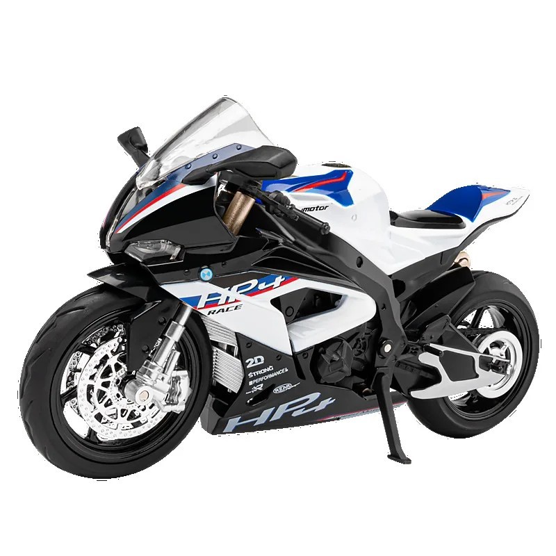 Tankcanvas 1:12 For BMW HP4 Alloy Die Cast Racing Motorcycle Model Vehicle Collection Sound and Light Off Road Autocycle Toys Car-Tankcanvas
