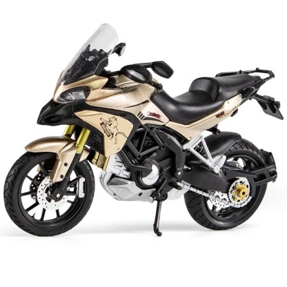 Tankcanvas 1:12 For Ducati MTS Enduro Die Cast Motorcycle Model Toy Vehicle Collection Autobike Shork-Absorber Off Road Autocycle Toys Car-Tankcanvas