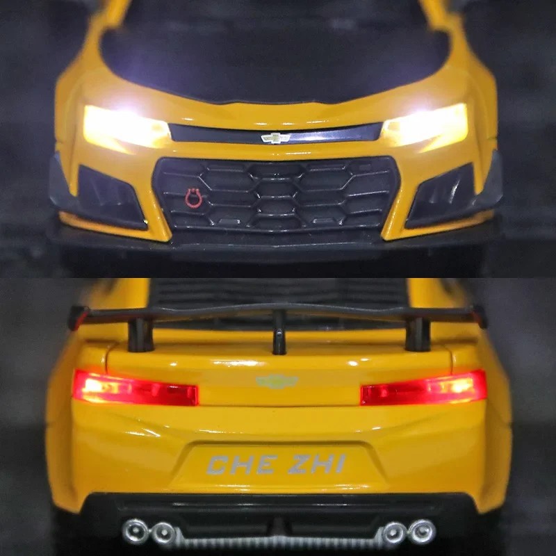 TANKCANVAS-Diecast Model Car For 1:24 Chevrolet Camaro Simulation Alloy Static Model