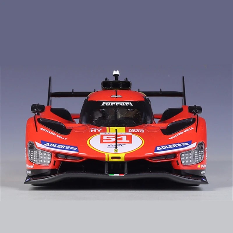 TANKCANVAS-1:18 Ferrari 499P 83# Car Model 2024 Le Mans 24h Racing Alloy Luxury Vehicle Diecast Toy