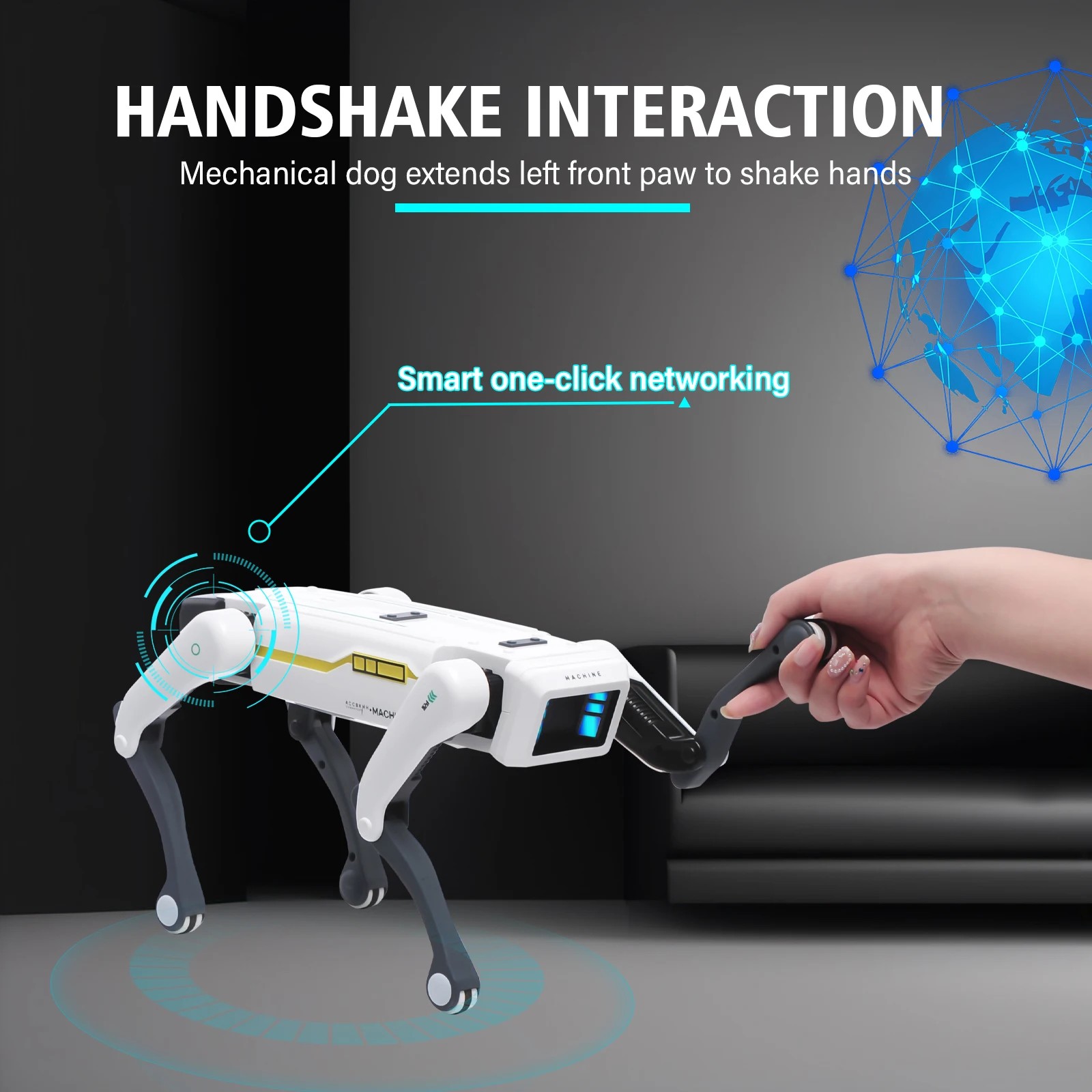 Intelligent remote control robot dog toys
