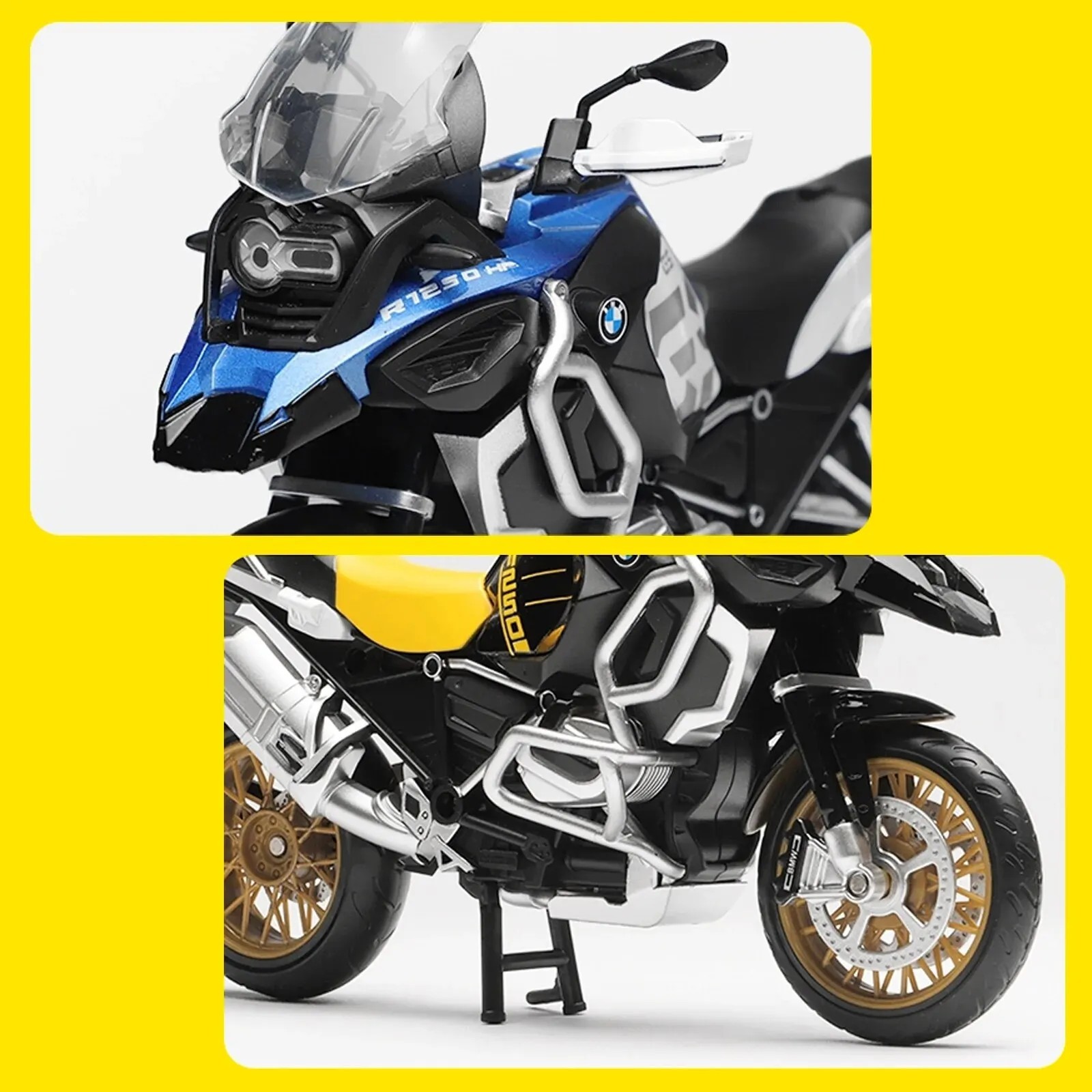 Tankcanvas 1:12 Scale For R1250 GS Alloy Die-cast Car Motorcycle Model, Toy Gift Giving, Die-cast Static Motorcycle Model-Tankcanvas