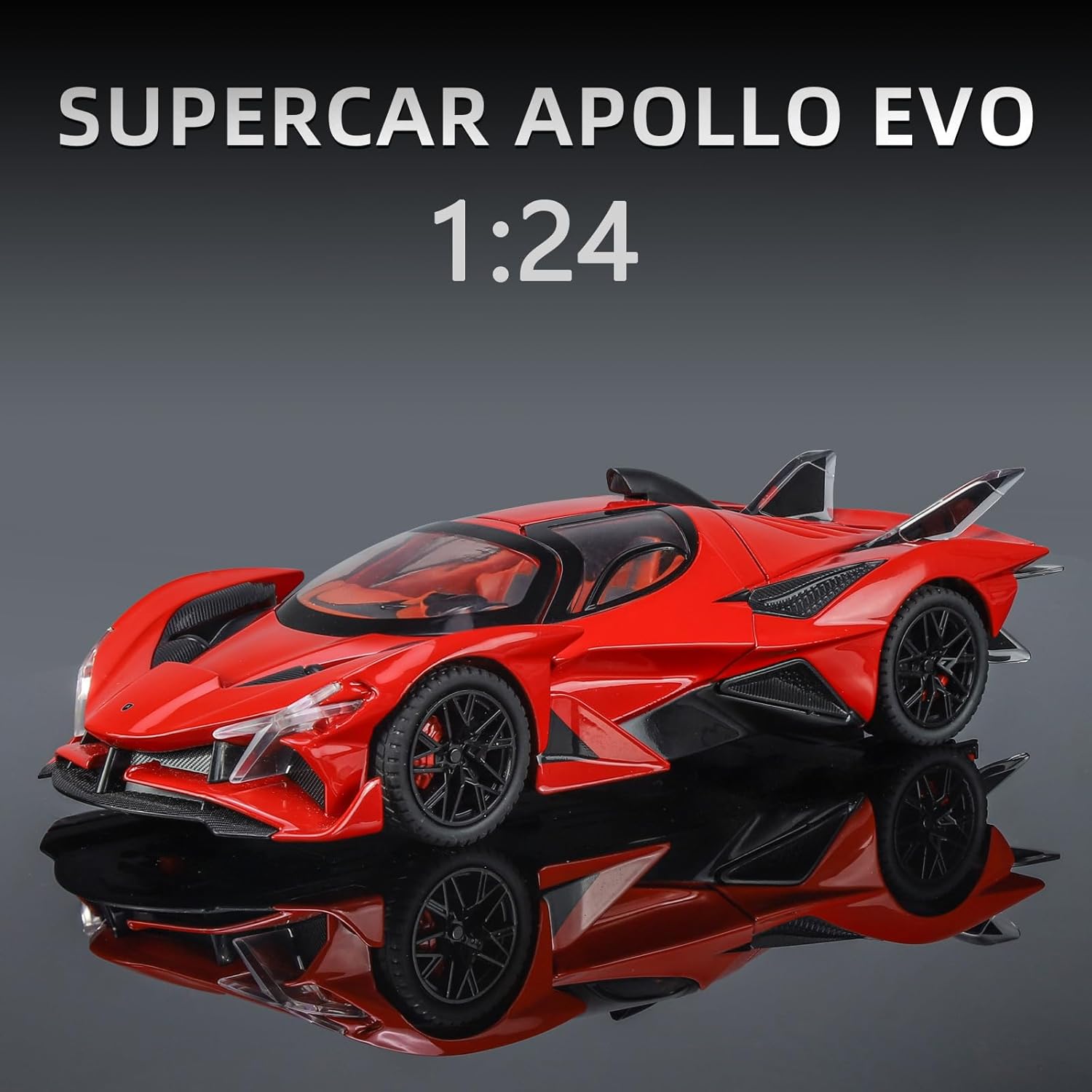 TANKCANVAS-Diecast Model Car 1:24 For Apollo Project EVO Simulation Alloy Static Model-Tankcanvas