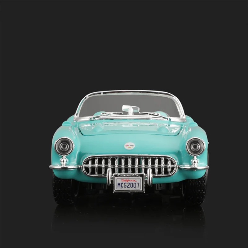 TANKCANVAS-Diecast Model Car For 1:24  1:24 1957 Chevrolet Corvette Simulation Alloy Static Model
