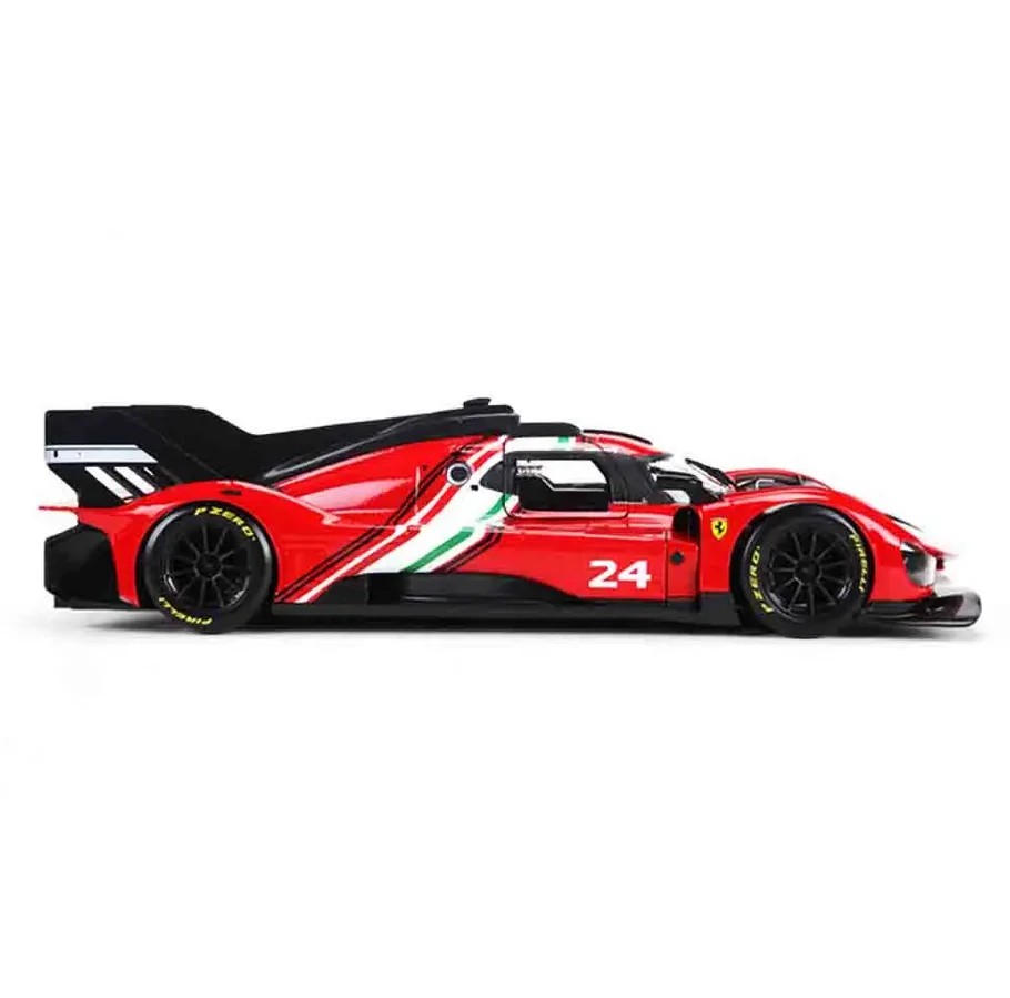 TANKCANVAS-1:18 Ferrari 499P 83# Car Model 2024 Le Mans 24h Racing Alloy Luxury Vehicle Diecast Toy