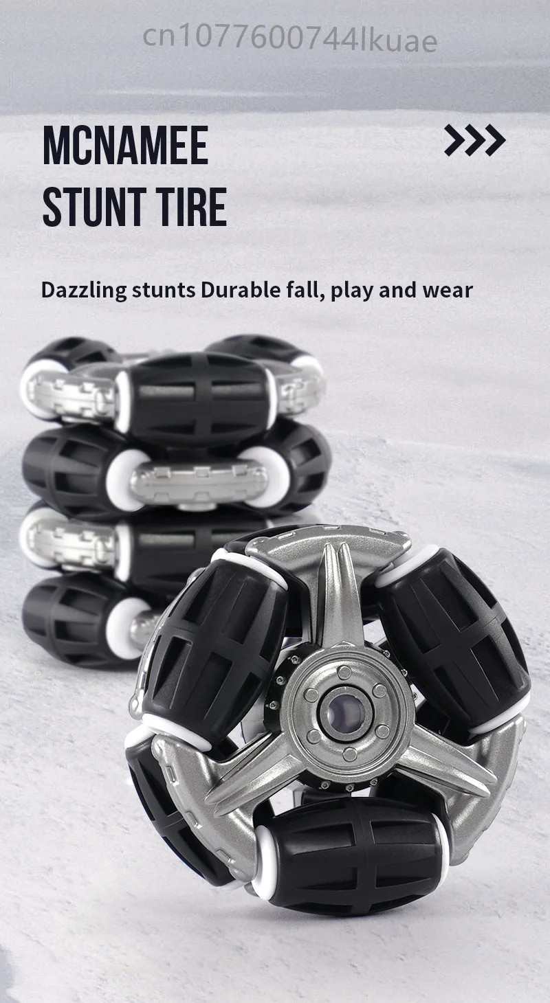 Intelligent remote control eight wheeled robot dog