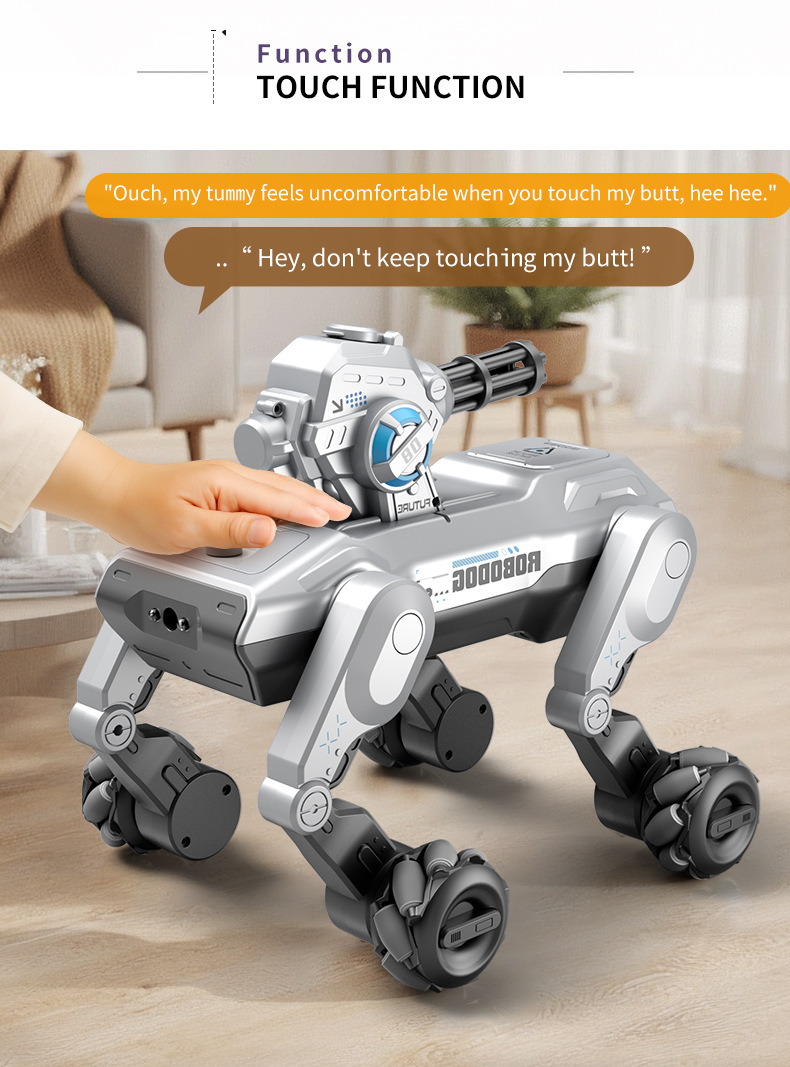 Smart Eight-Drive Interactive Remote Control Robot Dog Toy
