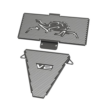 Tankcanvas Motorcycle CNC Radiator Guard Protector Grill Cover Grille Fuel Tank Protection For Ducati Streetfighter V2 2022-2025-Tankcanvas