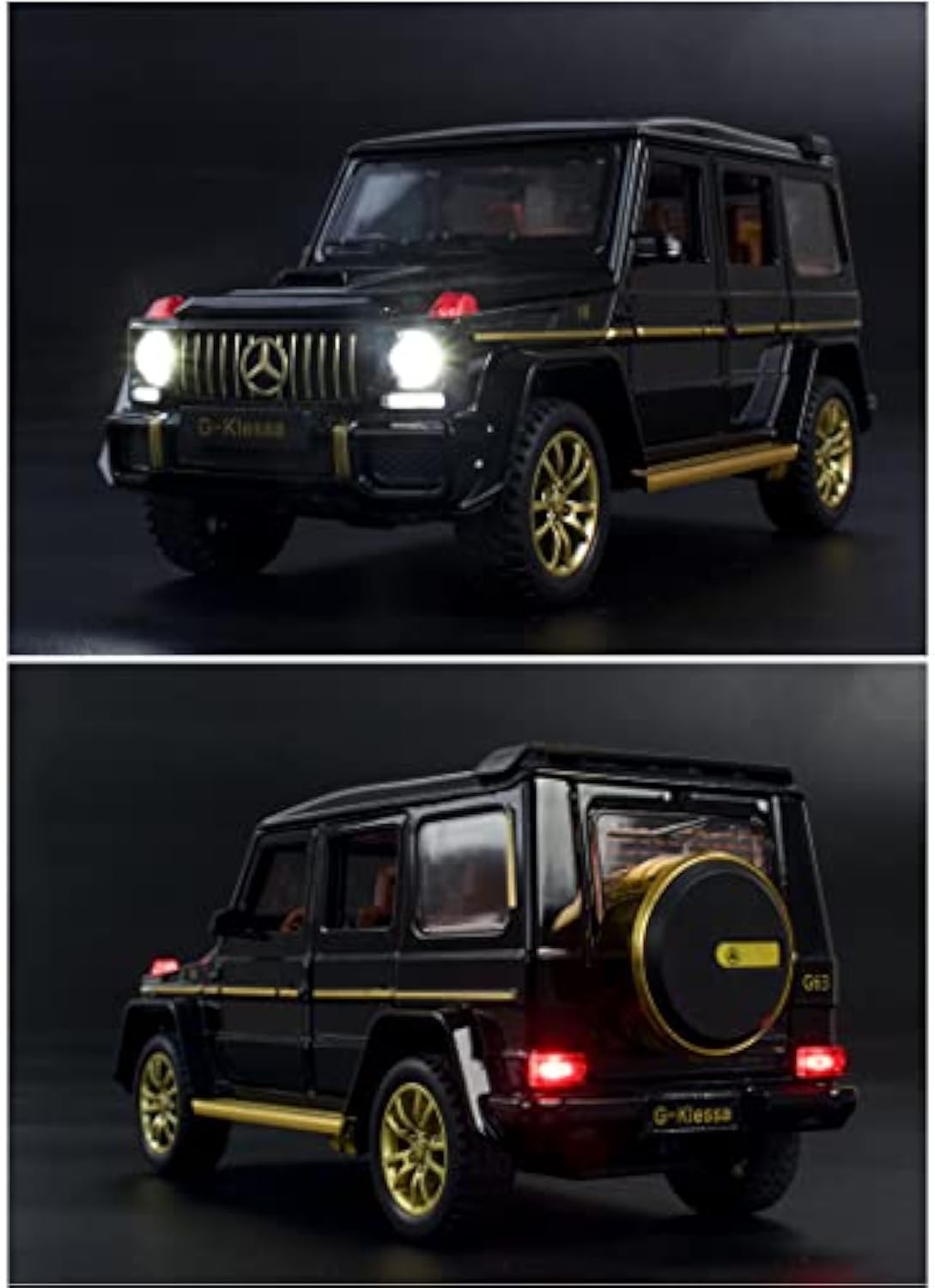 TANKCANVAS-Diecast Model Car For 1:24 Mercedes-Benz Big G Simulation Alloy Static Model