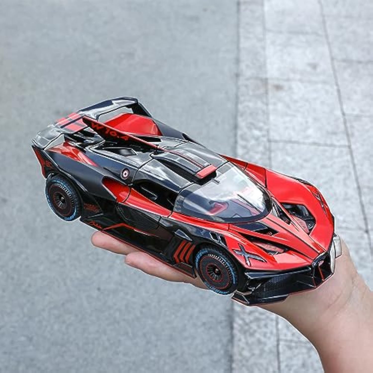 TANKCANVAS-Die-casting model car 1:24 Bugatti divo simulation alloy static model