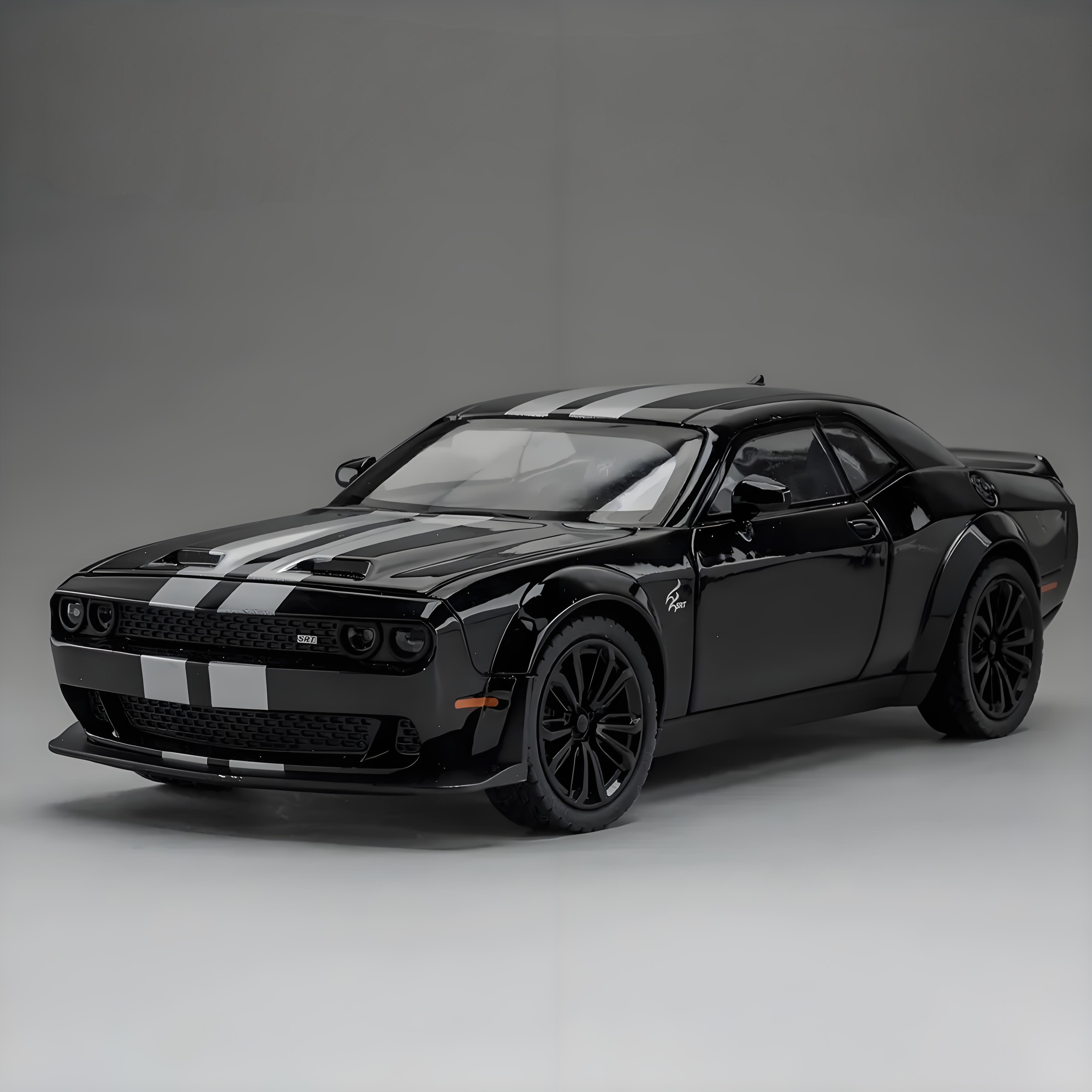 TANKCANVAS-Diecast Model Car For 1:22 Challenger SRT Hellcat Demon Eyes Simulation Alloy Static Model-Tankcanvas