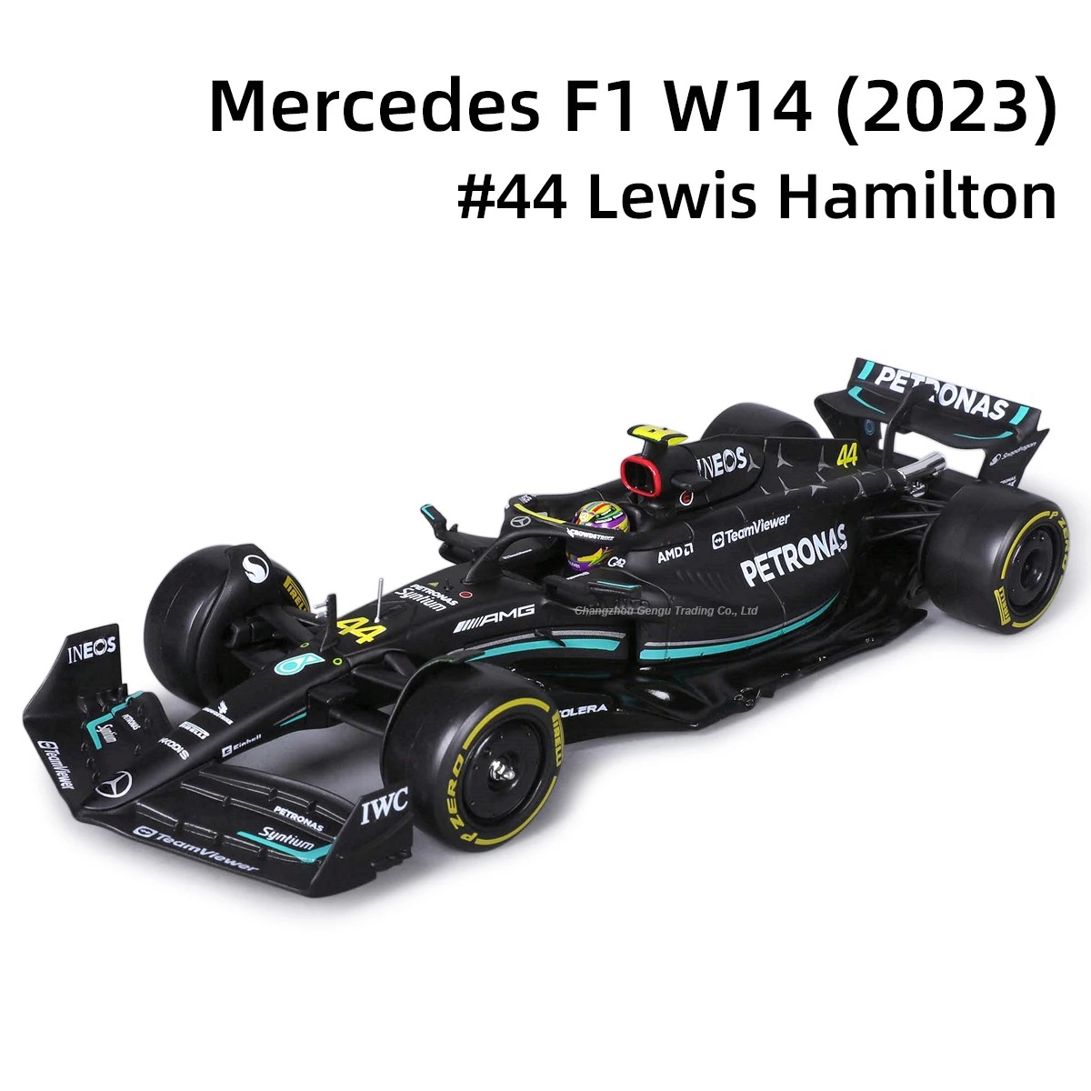 Tankcanvas 1:24 For Mercedes-Amg F1 W14 E 2024 Performance Alloy Miniature Diecast Model Formula Racing Toy
