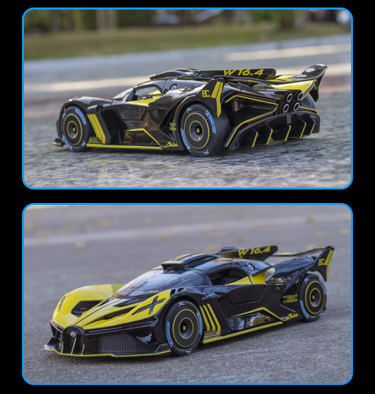 TANKCANVAS-Die-casting model car 1:24 Bugatti divo simulation alloy static model