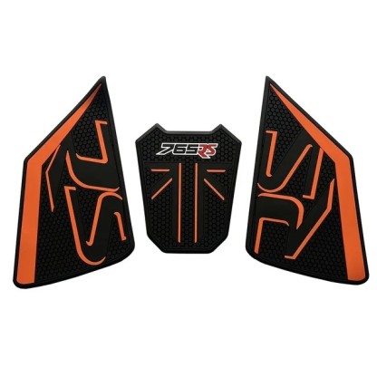 Tankcavas Motorcycle Tank Pad Protector Kit Fit For Triumph Street Triple Daytona 765 R RS 2023-2025 Anti-Slip Side Knee Fuel Tank Grip Traction Stickers-Tankcanvas