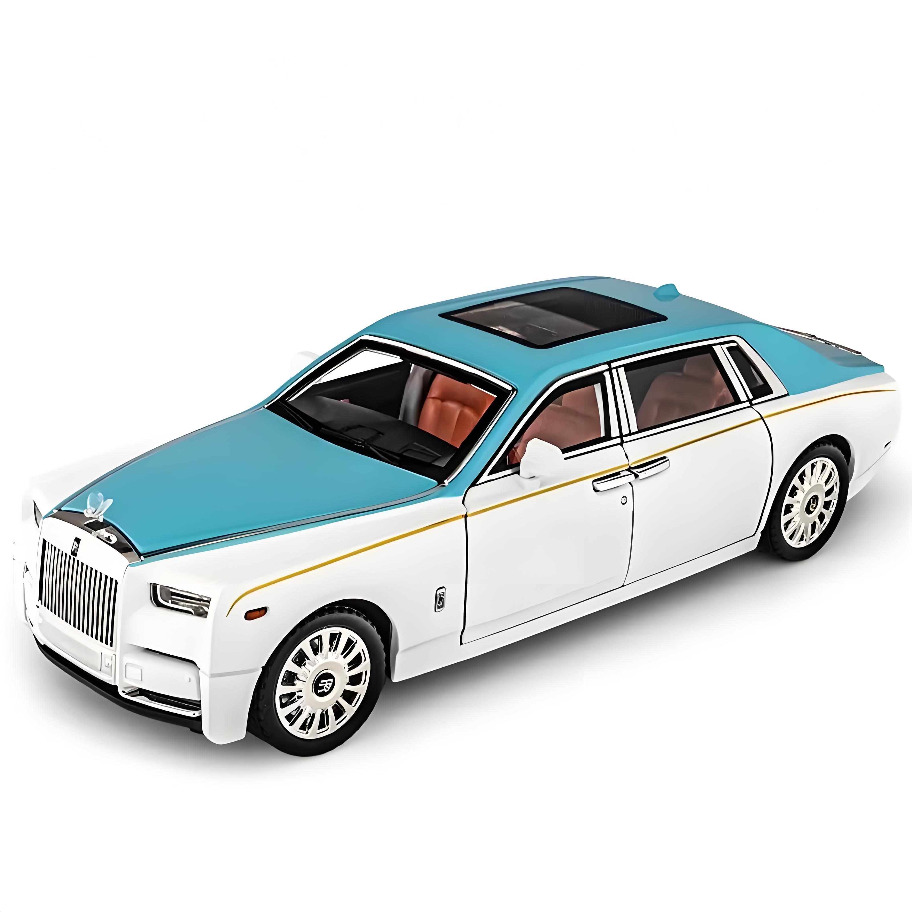 TANKCANVAS-Diecast Model Car For 1:18 Rolls-Royce Phantom Supercar Simulation Alloy Static Model