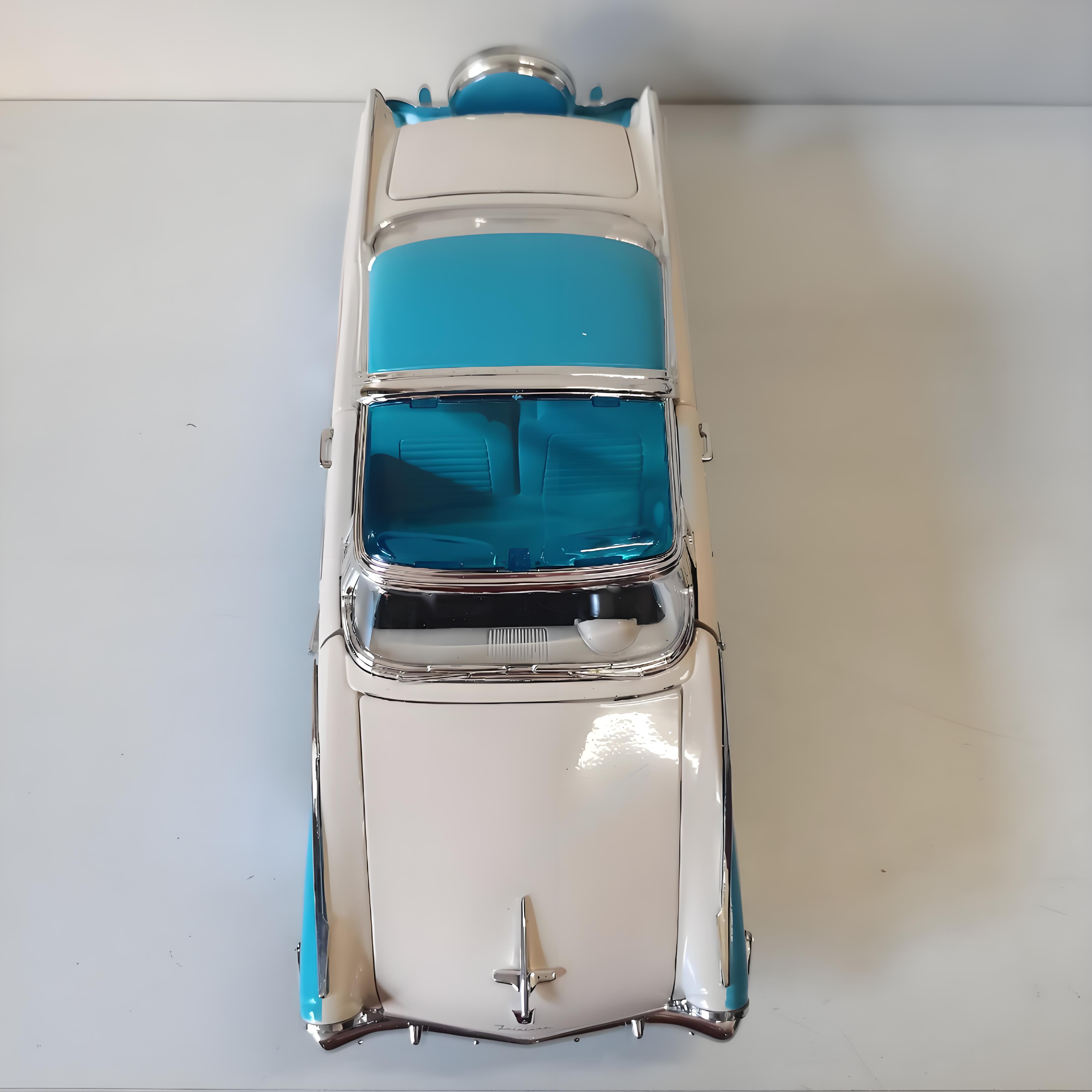 TANKCANVAS-Diecast Model Car For 1:24 Ford Crown Victoria 1955 FORD Simulation Alloy Static Model