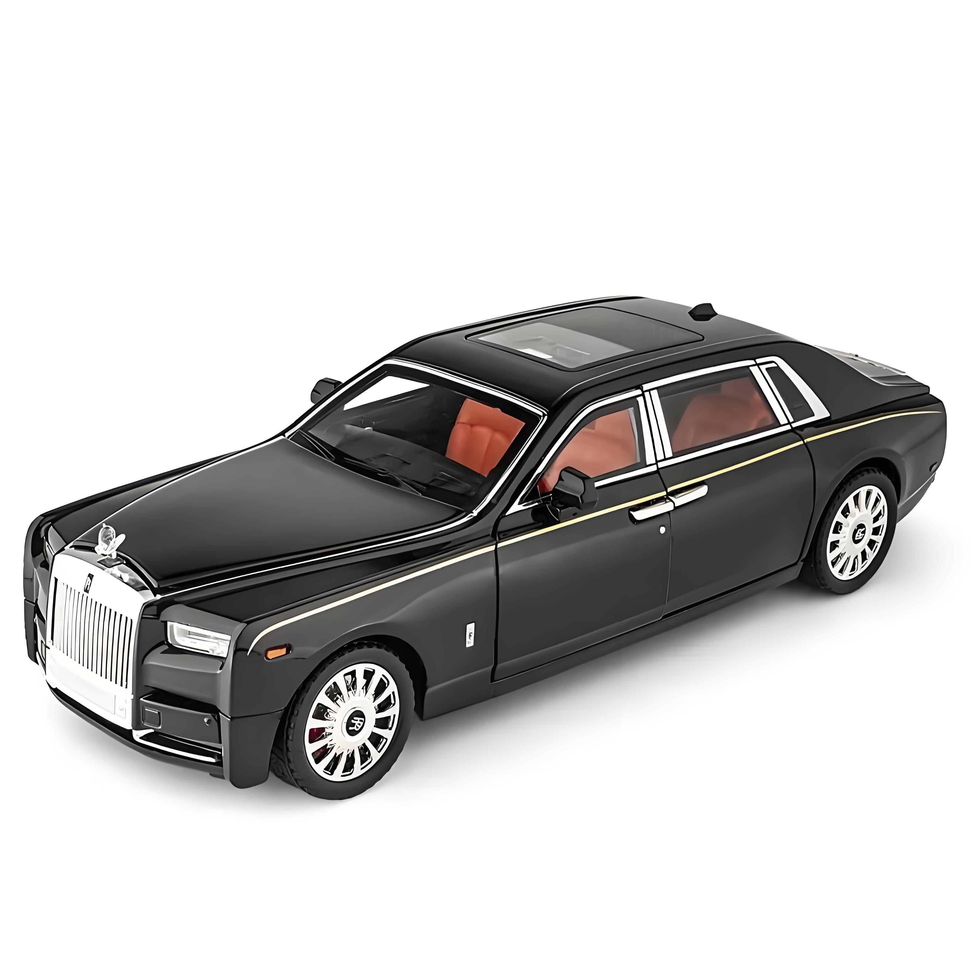 TANKCANVAS-Diecast Model Car For 1:18 Rolls-Royce Phantom Supercar Simulation Alloy Static Model