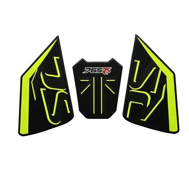 Tankcavas Motorcycle Tank Pad Protector Kit Fit For Triumph Street Triple Daytona 765 R RS 2023-2025 Anti-Slip Side Knee Fuel Tank Grip Traction Stickers-Tankcanvas