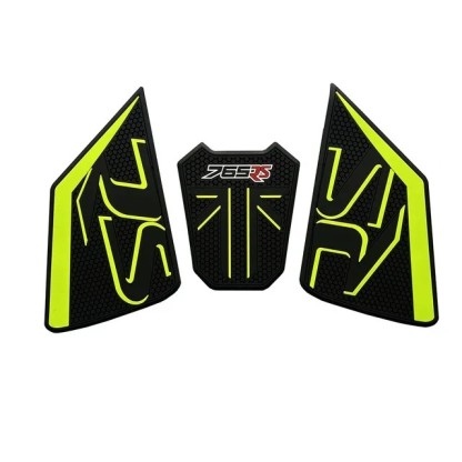 Tankcavas Motorcycle Tank Pad Protector Kit Fit For Triumph Street Triple Daytona 765 R RS 2023-2025 Anti-Slip Side Knee Fuel Tank Grip Traction Stickers-Tankcanvas