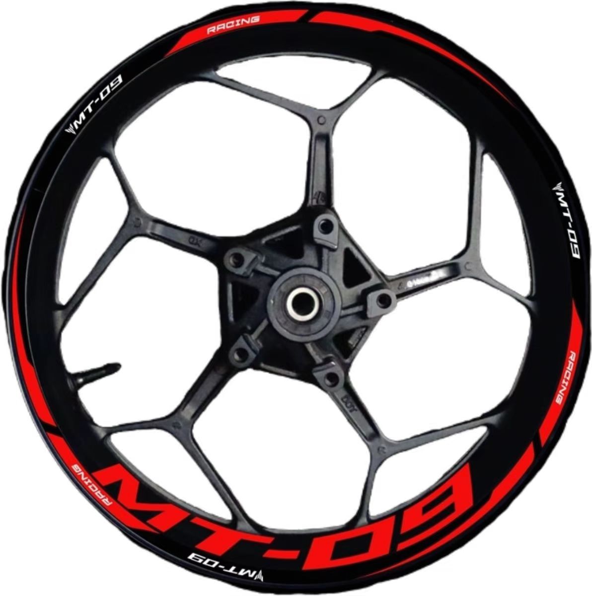 Tankcanvas For Yamaha motorcycle motorcycle MT-09 wheel rims rims waterproof reflective stickers decals-Tankcanvas
