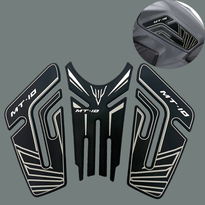Tankcavas Motorcycle Fuel Tank Pad Protection Kit Sticker Anti-slip Fuel Tank Pad 3D Side Air Knee Grip Traction Pad Suitable for Yamaha MT-10-Tankcanvas