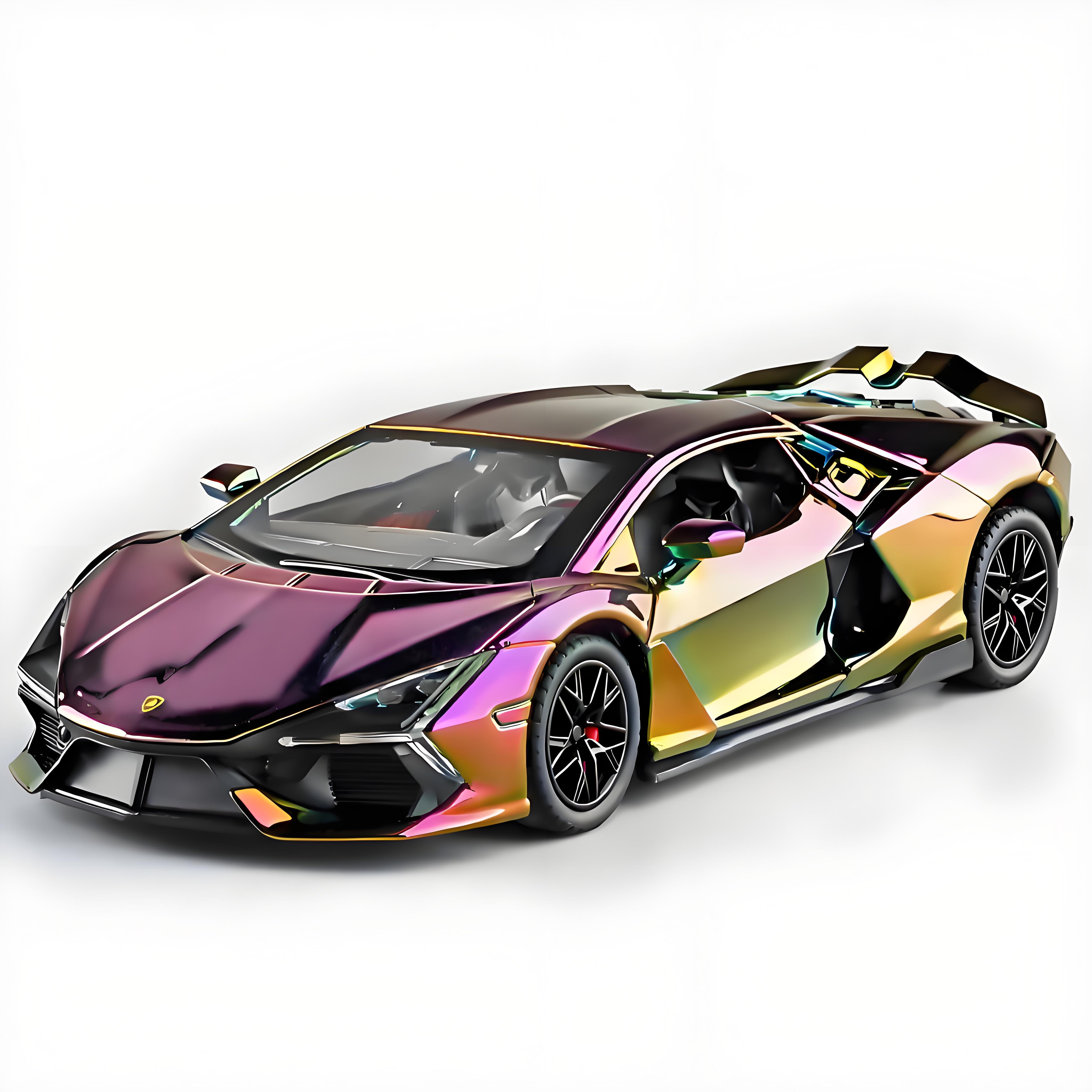 TANKCANVAS-Diecast Model Car 1:24 For Lamborghini Revuelto Electroplate Simulation Alloy Static Model-Tankcanvas