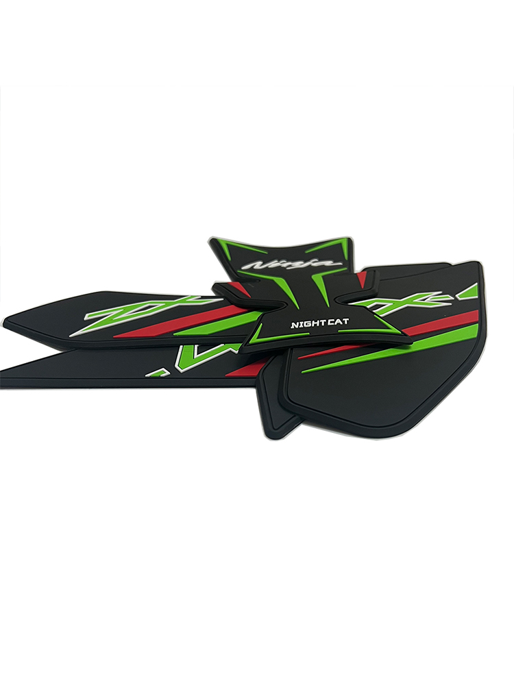 Tankcavas Motorcycle Tank Pad Protector Kit Sticker Anti Slip Fuel Tank Pad 3D Side Gas Knee Grip Traction Pads For Kawasaki Ninja ZX6R ZX-6R 2024-Tankcanvas
