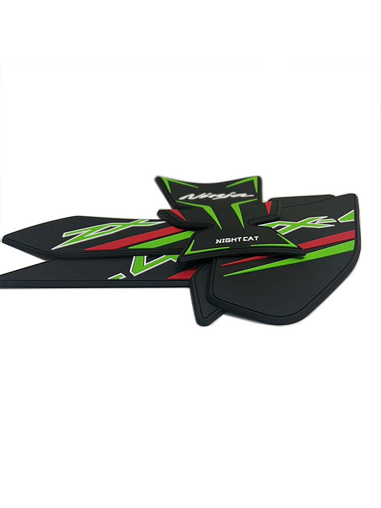 Tankcavas Motorcycle Tank Pad Protector Kit Sticker Anti Slip Fuel Tank Pad 3D Side Gas Knee Grip Traction Pads For Kawasaki Ninja ZX6R ZX-6R 2024-Tankcanvas