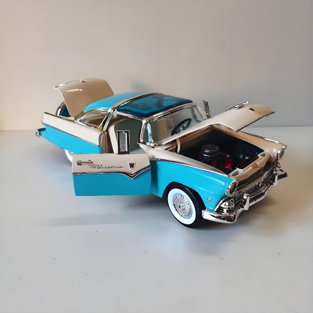 TANKCANVAS-Diecast Model Car For 1:24 Ford Crown Victoria 1955 FORD Simulation Alloy Static Model